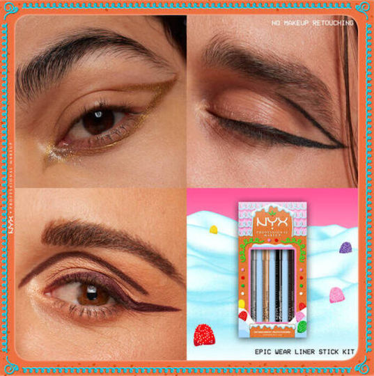NYX Professional Makeup Gingerbaddie Land Epic Wear Make-up-Set 4Stück