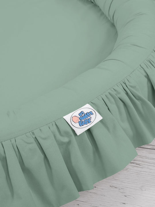 Socket Frill Sage Kids Throw Pillow