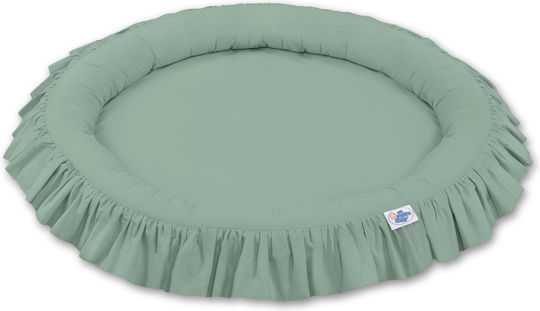 Socket Frill Sage Kids Throw Pillow