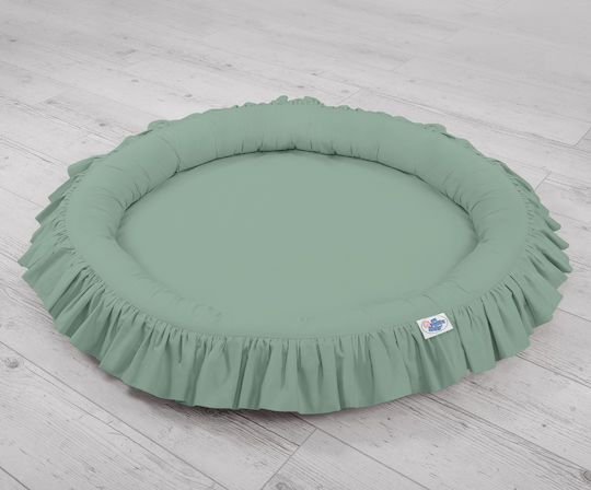 Socket Frill Sage Kids Throw Pillow