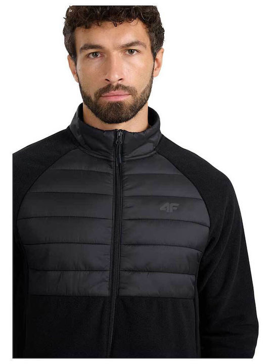 Ανδρική Ζακέτα Fleece Μαύρη