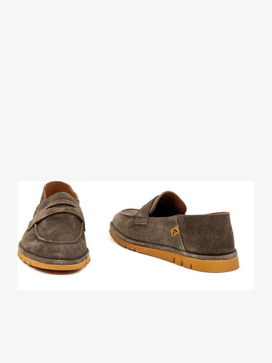 Men's Leather Loafers Brown