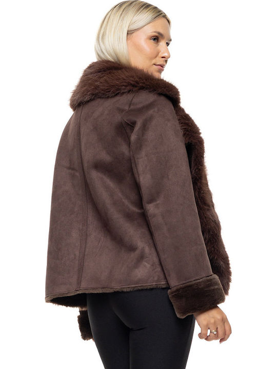 Women's Short Fur Brown