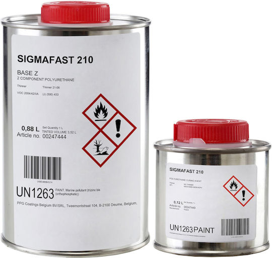 Sigmafast 210 Hs Rostschutzfarbe Anti-Korrosionsfarbe Metallzaun Eisen 1l Ral 2004