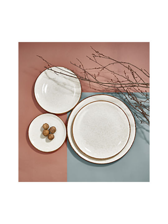 By Bone Serving Bowl Round made of Porcelain White with Diameter 6cm 24pcs