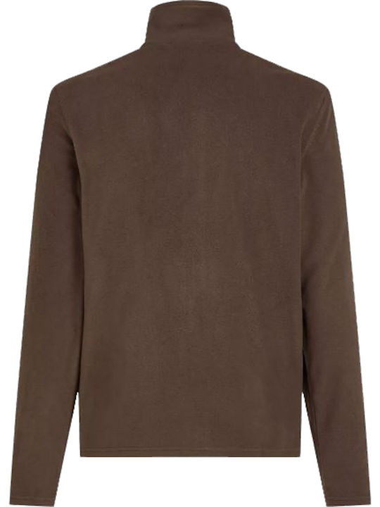 Ανδρική Ζακέτα Fleece Καφέ