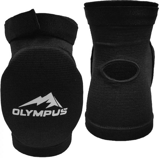 Επιγονατίδες Olympus Kn1 Knitted Βαμβακερές Μαύρο