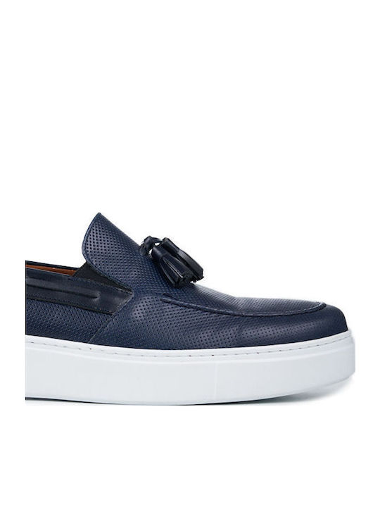 Men's Anatomic Leather Casual Shoes Blue