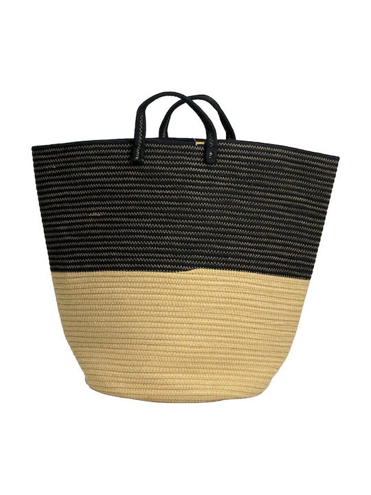 Viosarp Coș decorativ Din paie Beige 39x44buc