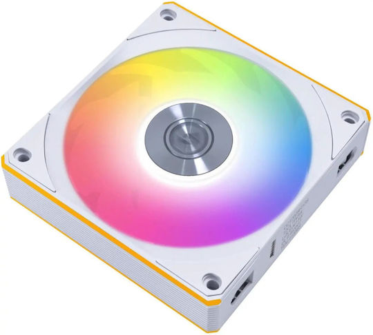 Lian Li Uni Fan CL Wireless Reverse Blade Case Fan 120mm (2100rpm) With RGB Lighting 3pcs White & Controller