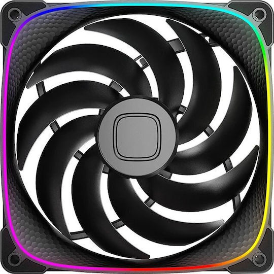 Geometric Future Squama Вентилатор За Кутия 140мм (2400оборота / 91.15cfm) С RGB Осветление 3бр