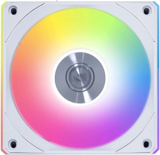 UNI FAN CL Wireless Корпусен вентилатор 120мм с RGB осветление 1бр Бял