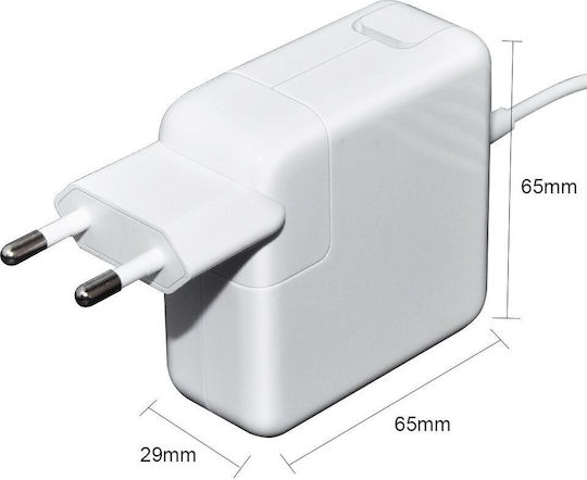 Power Adapter Replacement Apple Laptops A1436 A1465 A1466 MD760 MD711 MD712 MC223 MD224 MD231 2 14.85V/3.05A 45W Magsafe2 Connector