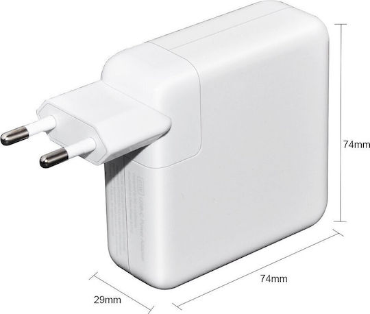 Power Supply Replacement Apple Laptops A1706 A1708 A1718 A1989 A1932 A2159 A1947 A1898 61w Usb Type-c