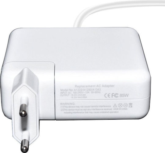 Power Supply Replacement Apple Laptops A1150 A1151 A1172 A1189 A1211 A1226 A1229 A1286 A1175 A1212 A1260 A1290 A1297 A1343 A1222 A1266 18.5v/4.6a 85w Magsafe Jack