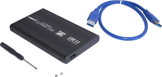 2,5" Makki Externes Gehäuse 2,5" Festplatte Aluminium Schwarz