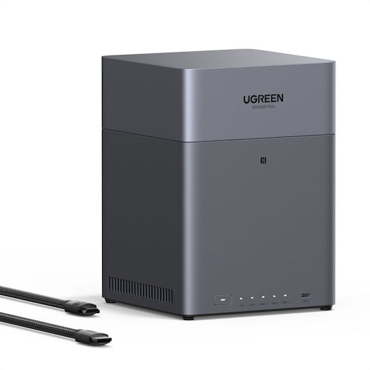 Ugreen DH4300 Plus NAS Tower με 4 θέσεις για HDD