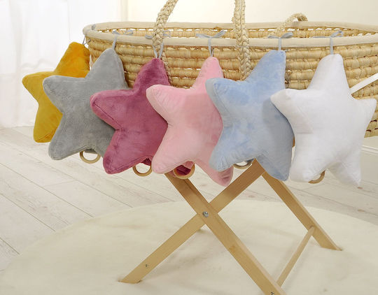 Retro Pink Minky Star Music Box Babies