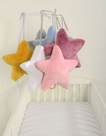 Retro Pink Minky Star Music Box Babies