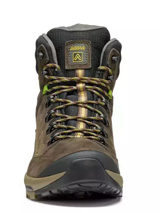 Asolo Falcon Evo Gv Men's Hiking Boots Waterproof with Gore-Tex Membrane Brown