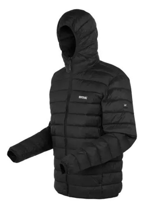 Men's Μπουφάν Puffer Αδιάβροχο Black