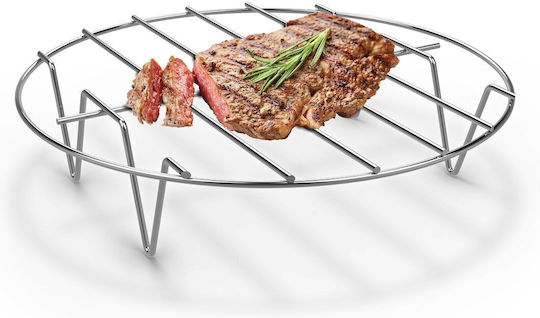 Tefal Set 4 Accessories 20 Cm Easy Fry XXL Tefal XA113010 Air Fryers Pizza Tray Baking Dish Grill Pan Skewer Rack Stainless Steel Non-stick Coating Black