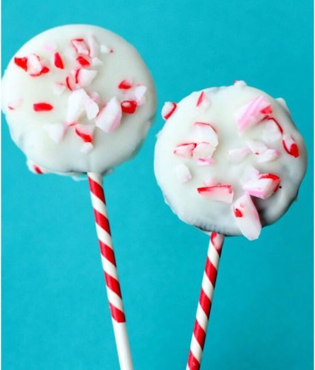 Paper Sticks Straws Red White 30 Pcs Wilton