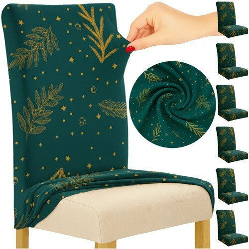 Ruhhy Chair Covers 6 Pcs Light Green 26637 18422-0