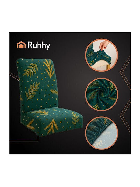 Ruhhy Chair Covers 6 Pcs Light Green 26637 18422-0