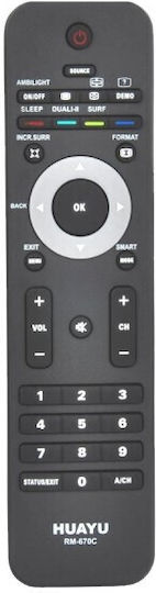 Telecomandă Rm-670c Philips Lcd Coduri Saa3010-rc5