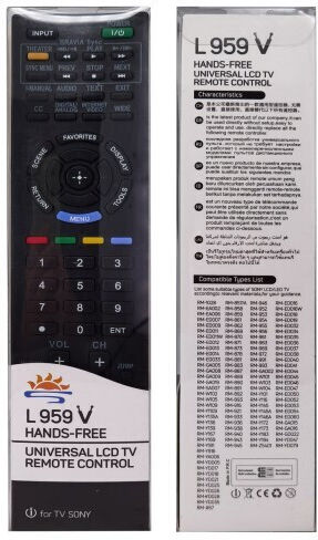 L959v Kntech Remote Control Sony Lcd Led