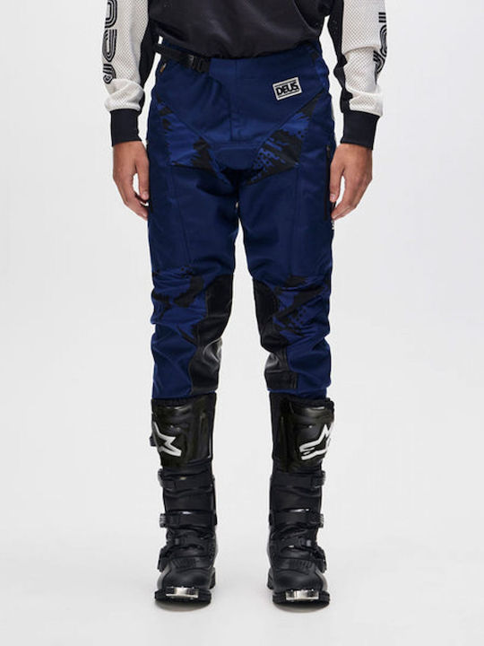 Deus Ex Machina Bărbați Pantaloni Motocicletă Cordura 4 Anotimpuri Waterproof Estate Blue