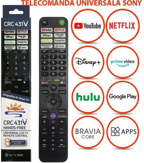 Kntech Universal Remote Control Sony Smart Tv 3d Led Rmf-tx800u/900u