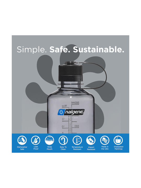 Nalgene Sticla de apa Plastic Pentru bicicleta 500ml Gri