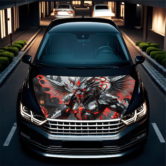 Folie Capotă Auto "hood Art" Rezistentă la Exterior Mărime S 150 X 110cm Cod Avx-capota-025s