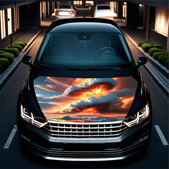 Folie Capotă Auto "hood Art" Rezistentă la Intemperii Mărime S 150 X 110cm Cod Avx-capota-024s