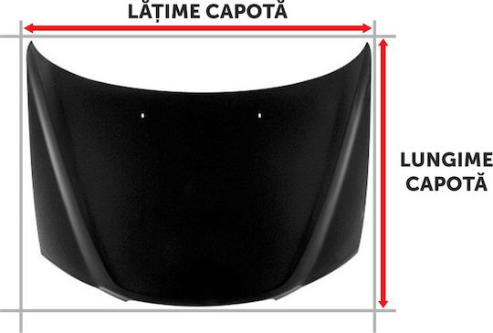 Autocolant Capotă "Artă Capotă" Rezistent la Exterior Mărime M 165 X 120cm Cod Avx-capota-022m