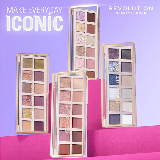Revolution Beauty Eye Shadow Palette Matte in Solid Form Enchanted Icon 8.4gr
