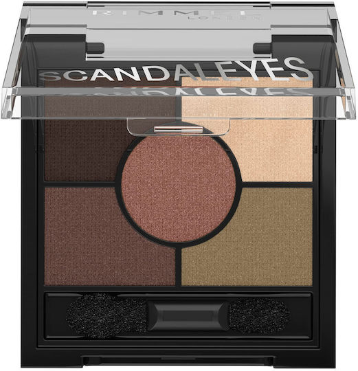 Rimmel Glam´Eyes HD Shadow Παλέτα με Σκιές Ματιών σε Στερεή Μορφή 3.8gr