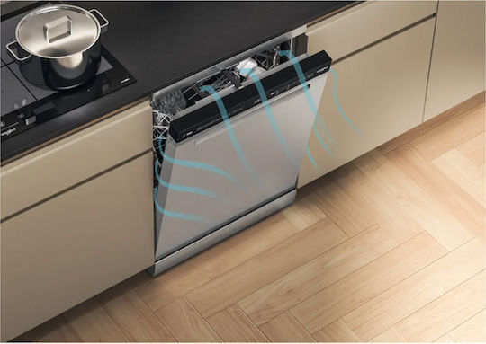 Freistehender Geschirrspüler für 15 Gedecke B60xH85cm Inox