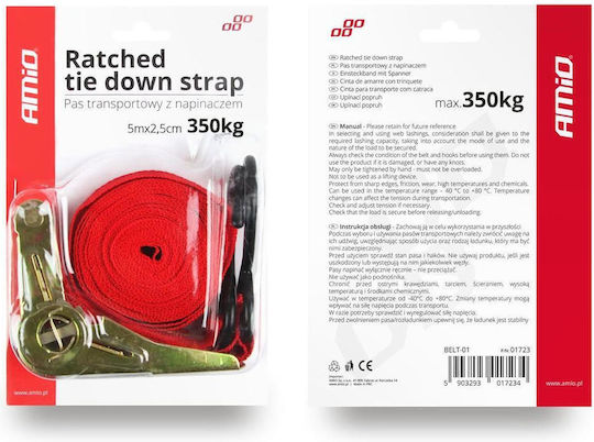 Cargo Securing Strap 350kg 5m