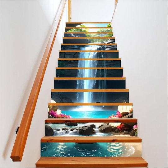 Decorative Sticker Indoor Stairs High-resolution Self-adhesive Print Dimensions 200 X 124 Cm Code Avx-stairs-12