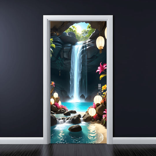 Printed Color Film Door Decoration Size 200 x 90cm Model Avx-dr31