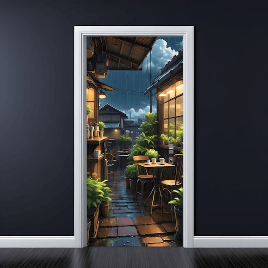 Printed Color Foil Door Decoration Size 200 X 90cm Model Avx-dr23