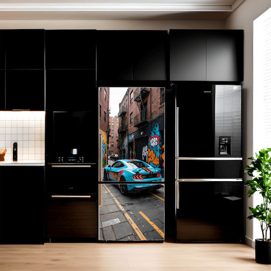 Printed Color Foil Refrigerator Decor Size 200 X 90cm Model Avx-fr02
