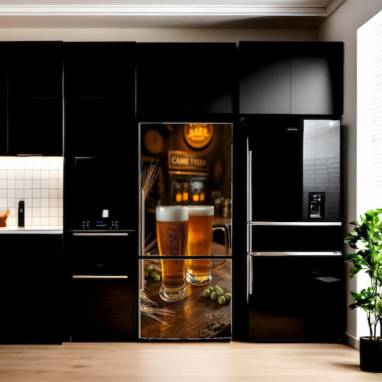 Decor Frigider din Folie Colorată Imprimată Dimensiune 200 X 90cm Model Avx-fr34
