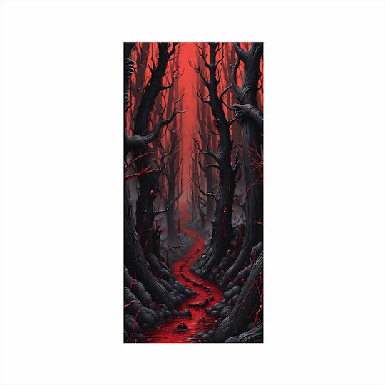 Folie Colorată Imprimată pentru Decorarea Ușii Dimensiune 200 X 90cm Model Avx-dr12