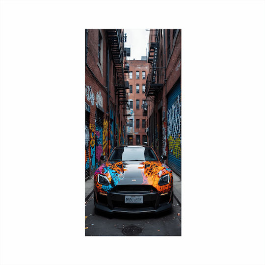 Printed Color Film Door Decoration Size 200 X 90cm Model Avx-dr03
