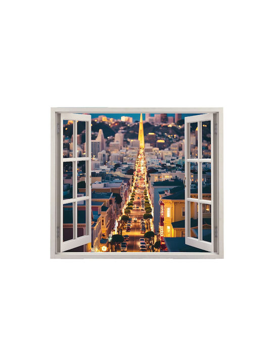 Decor de Perete din Folie Colorată Tipărită Dimensiune 125 X 110cm Model Priveliște către Rai 18
