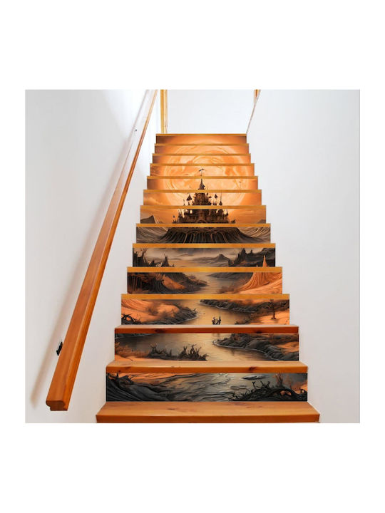 Decorative Sticker Indoor Stairs High-resolution Self-adhesive Print Dimensions 200 X 124 Cm Code Avx-stairs-01 Decorative Sticker Indoor Stairs High-resolution Self-adhesive Print Dimensions 200 X 124 Cm Code Avx-stairs-01